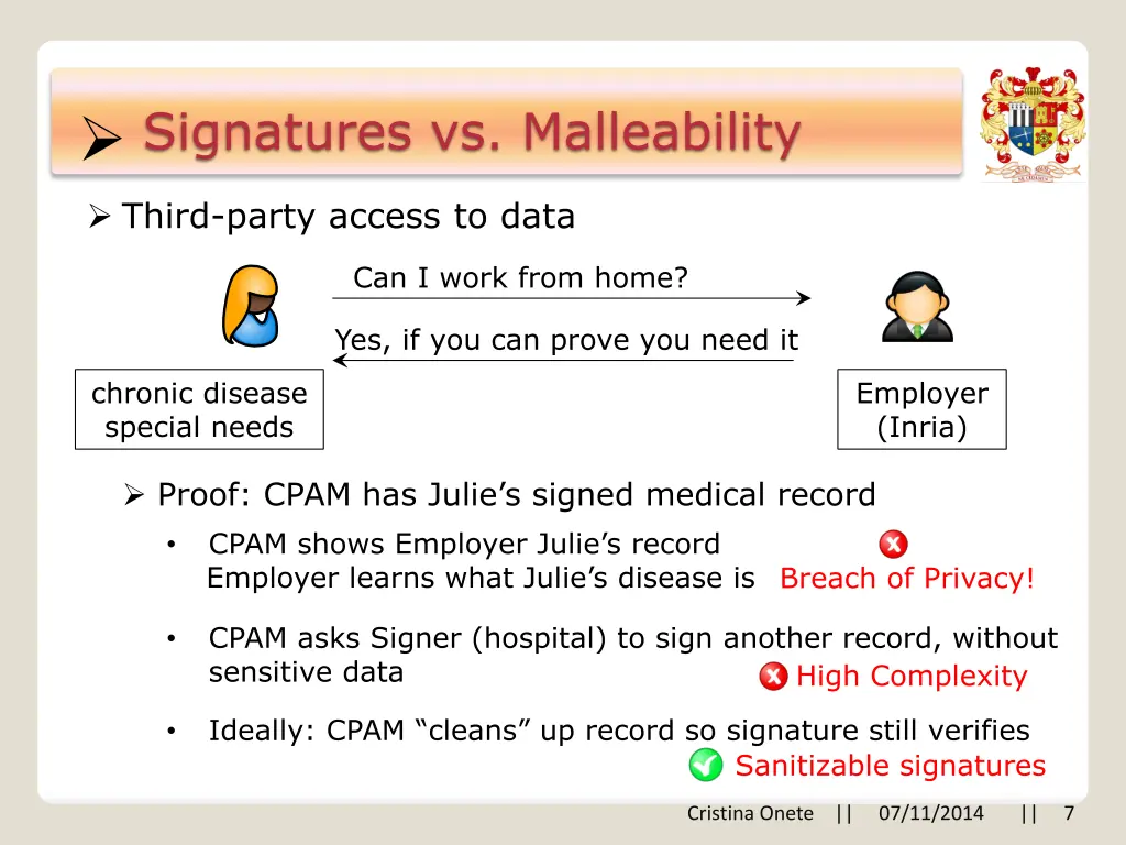 signatures vs malleability 2