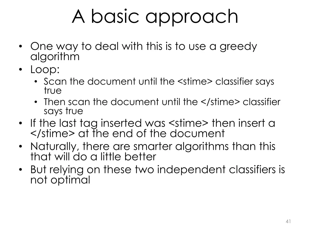 a basic approach