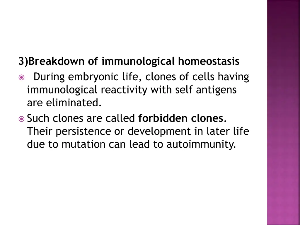 3 breakdown of immunological homeostasis during