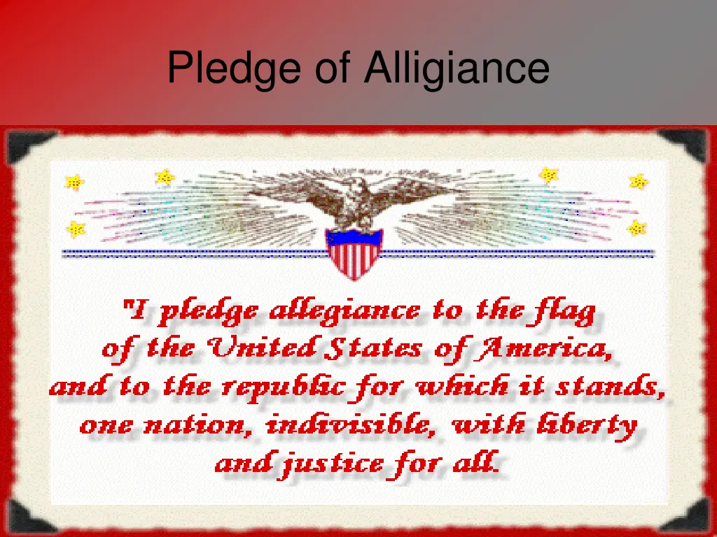 pledge of alligiance