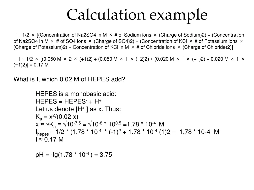 calculation example 1