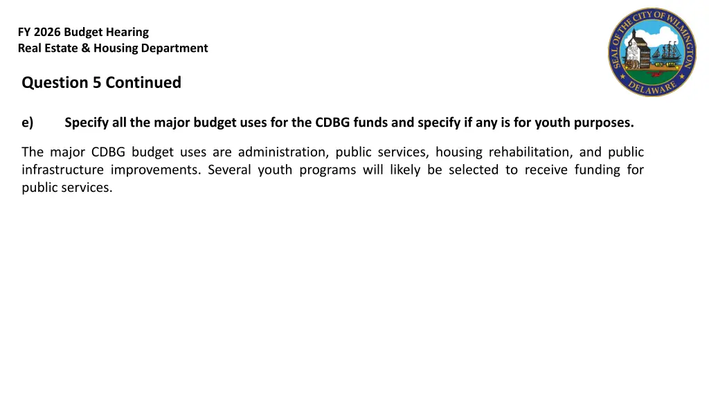 fy 2026 budget hearing real estate housing 14