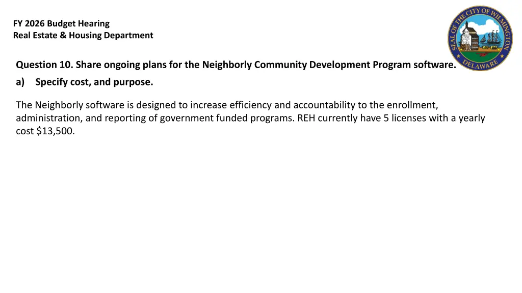 fy 2026 budget hearing real estate housing 20