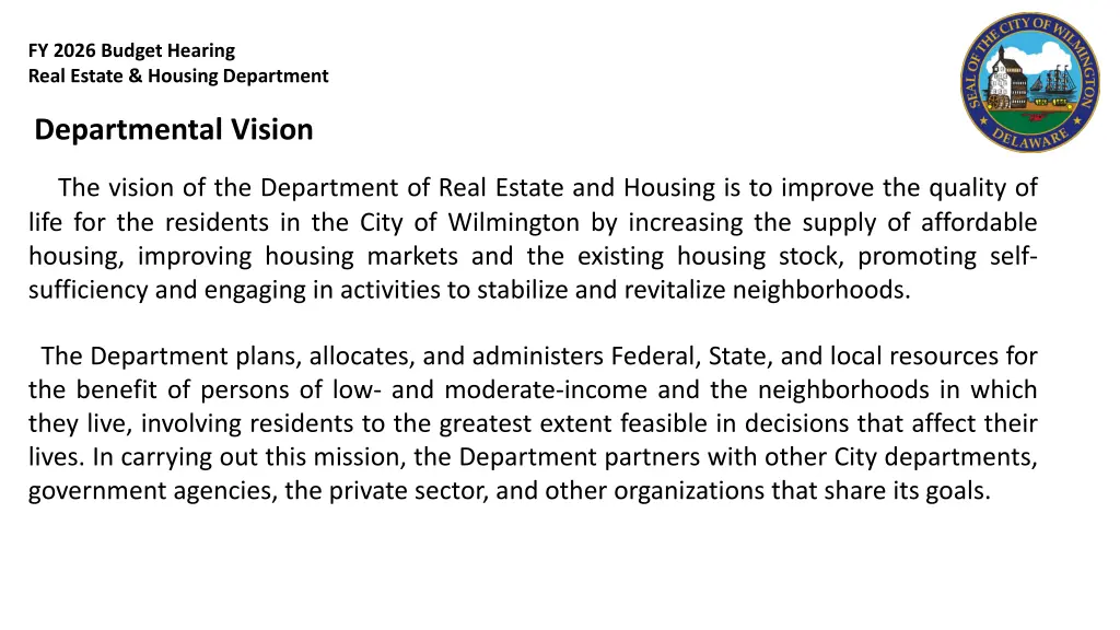 fy 2026 budget hearing real estate housing 4