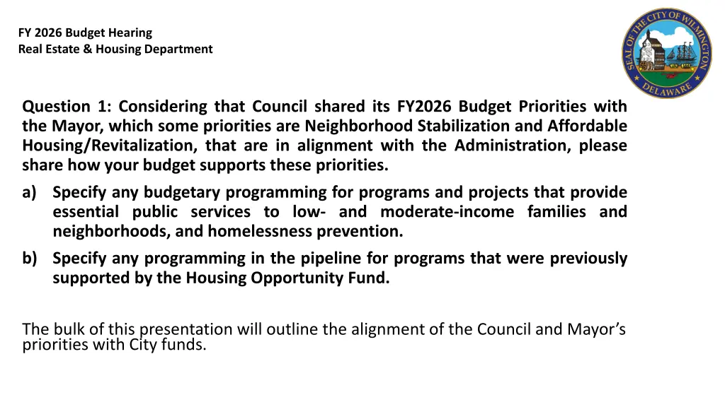 fy 2026 budget hearing real estate housing 7