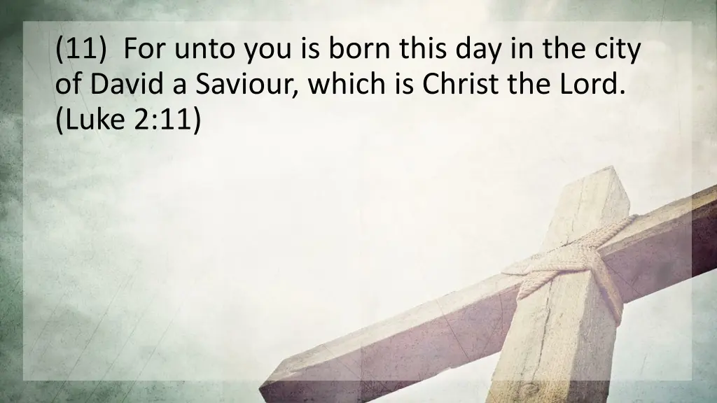 11 for unto you is born this day in the city