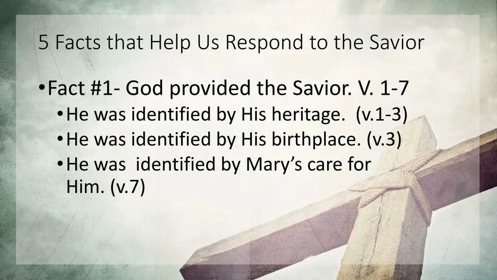 5 facts that help us respond to the savior 3