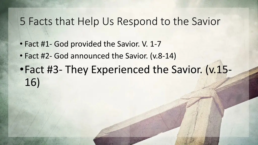 5 facts that help us respond to the savior 5