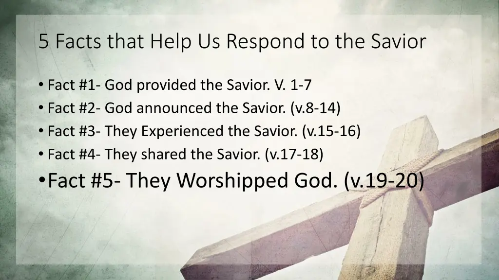 5 facts that help us respond to the savior 7