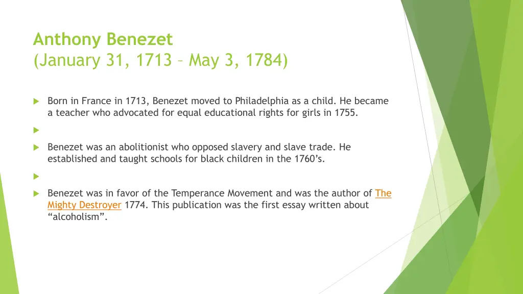 anthony benezet january 31 1713 may 3 1784