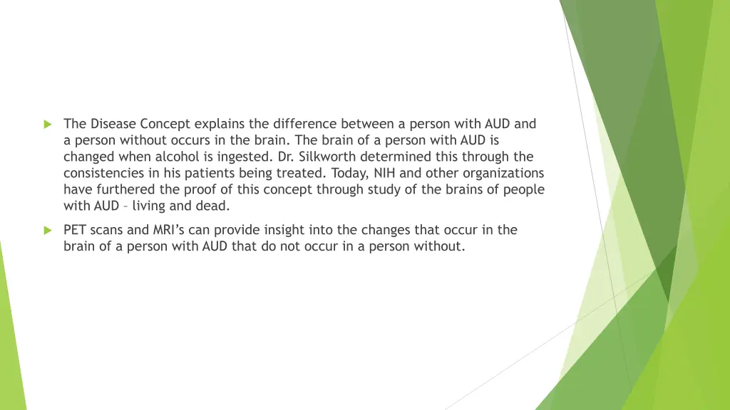 the disease concept explains the difference