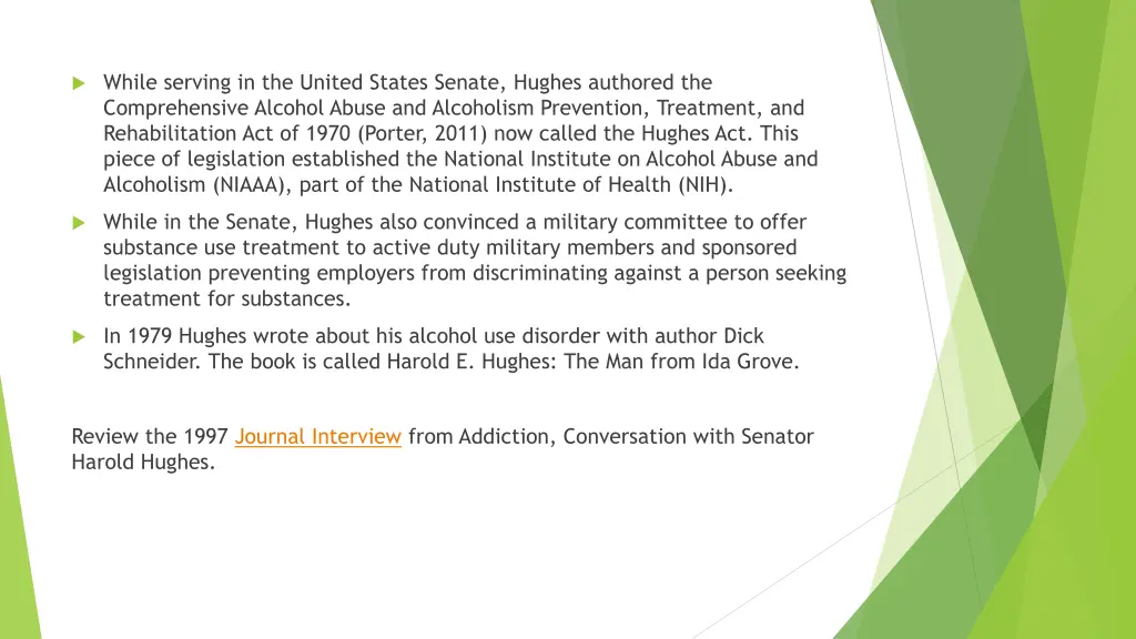 while serving in the united states senate hughes