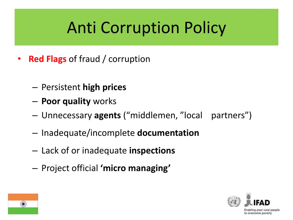 anti corruption policy 5