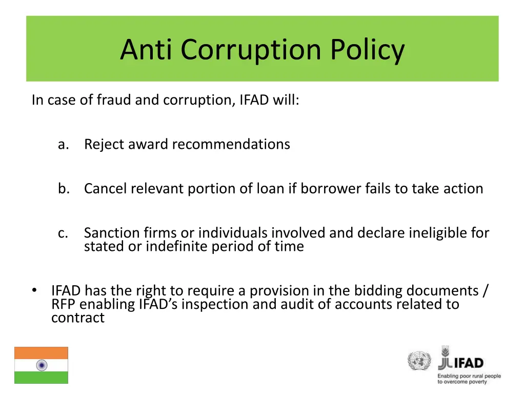 anti corruption policy 6