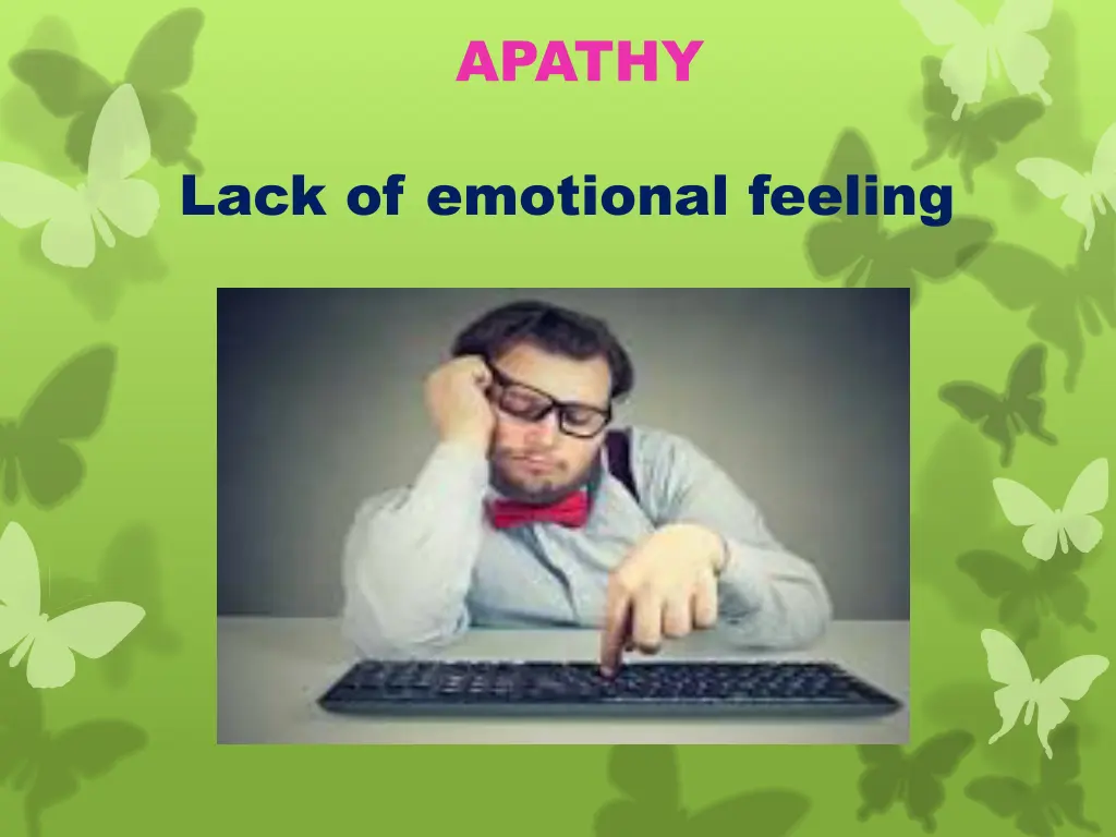 apathy