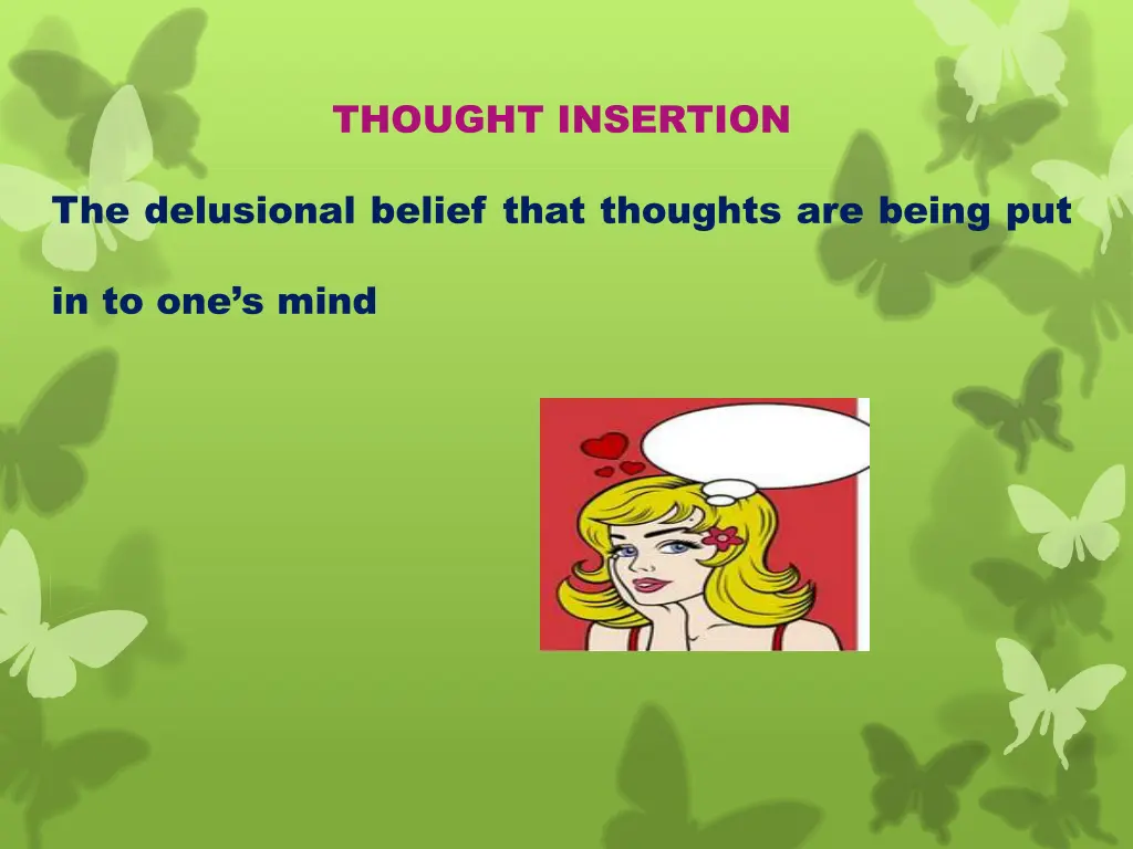 thought insertion
