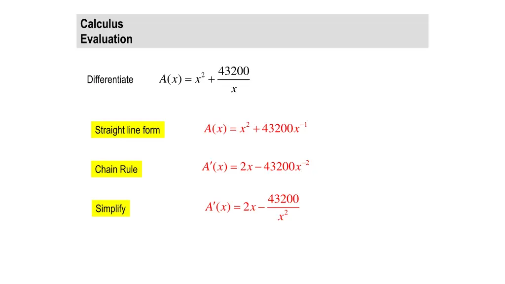 calculus evaluation 1