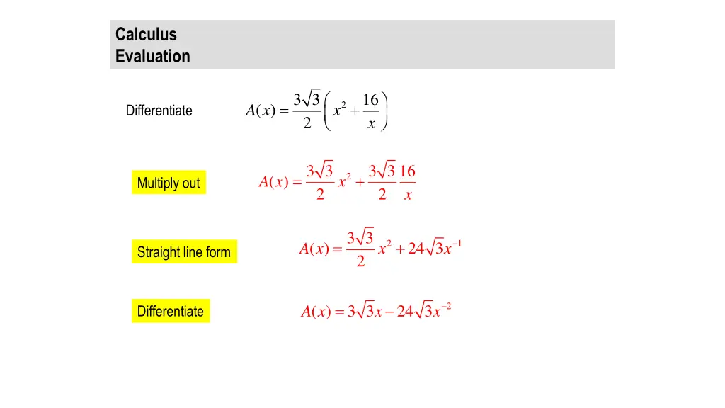 calculus evaluation 5