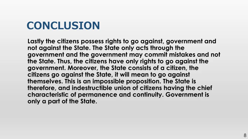 conclusion