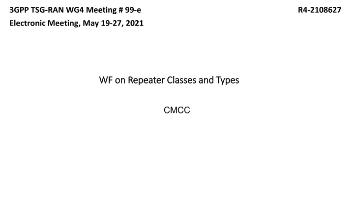 3gpp tsg ran wg4 meeting 99 e