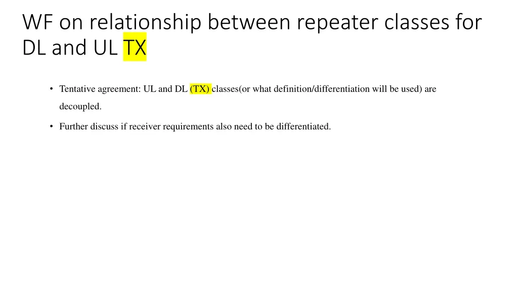 wf on relationship between repeater classes