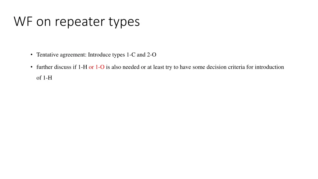 wf on repeater types