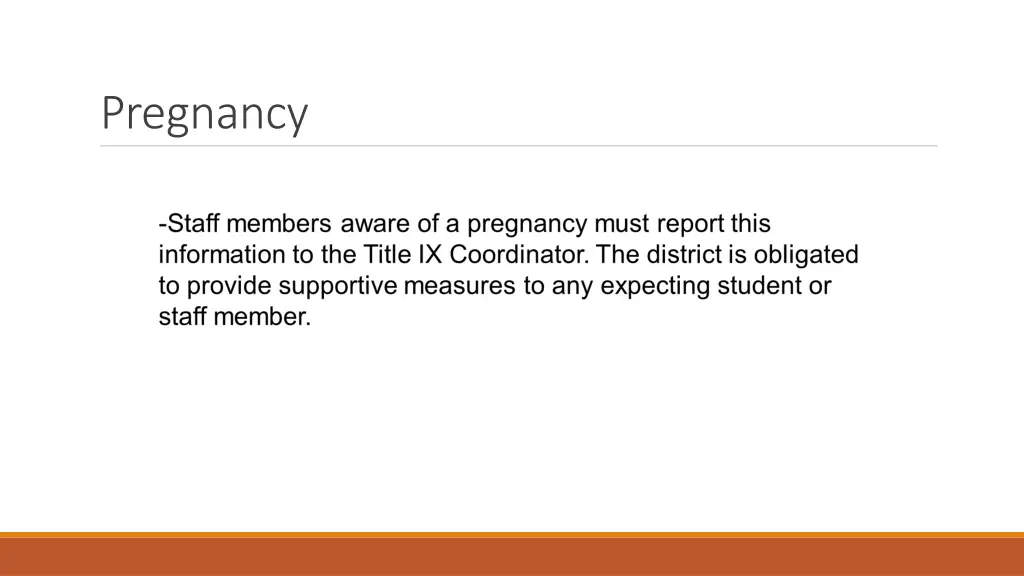 pregnancy