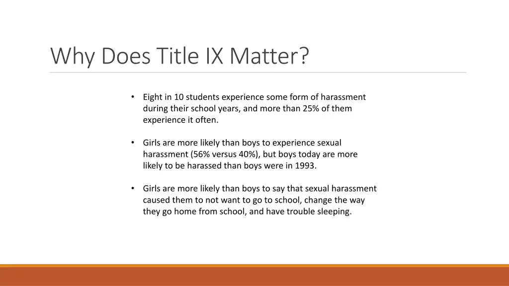 why does title ix matter