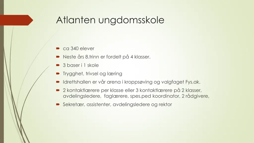 atlanten ungdomsskole