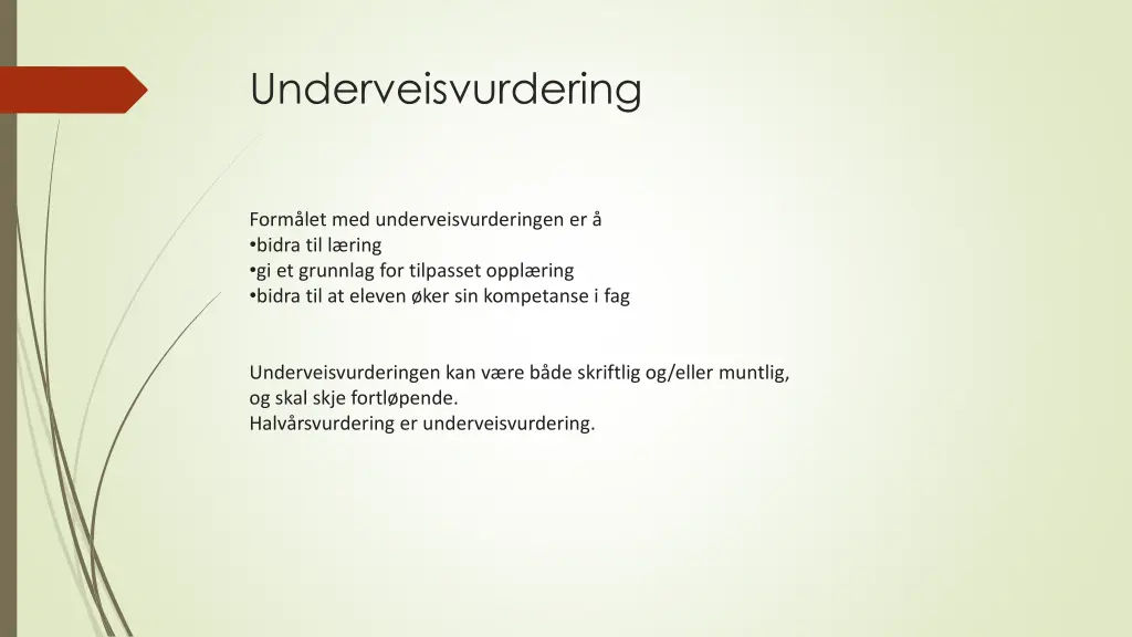underveisvurdering