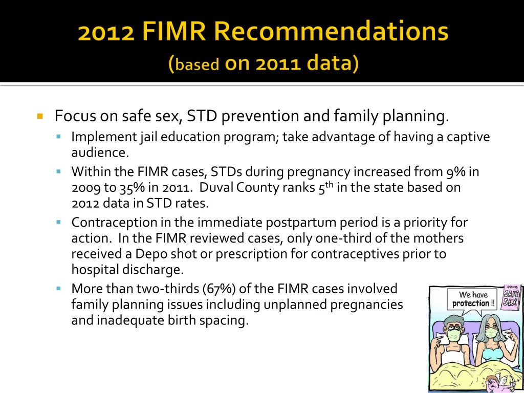 focus on safe sex std prevention and family