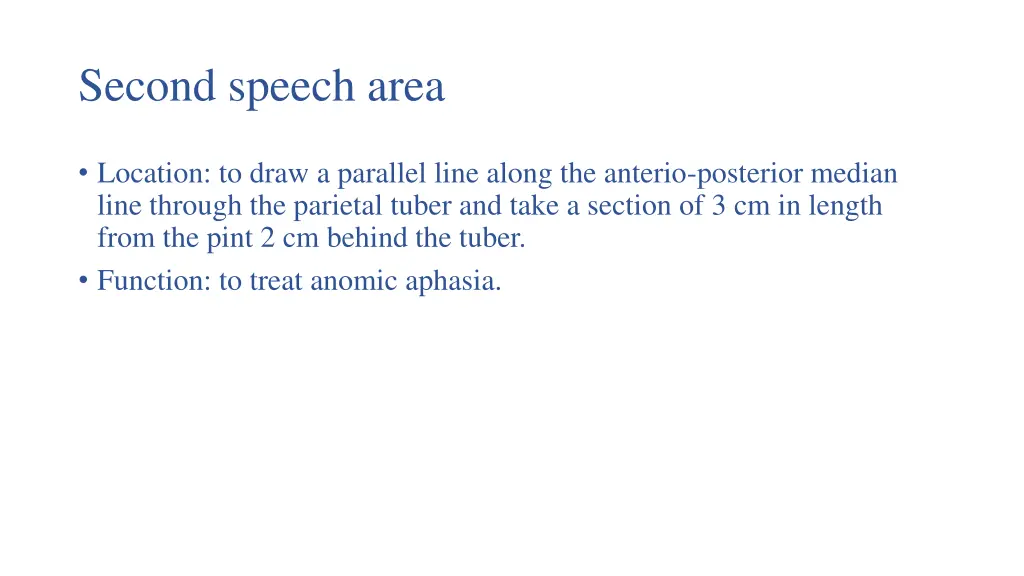 second speech area