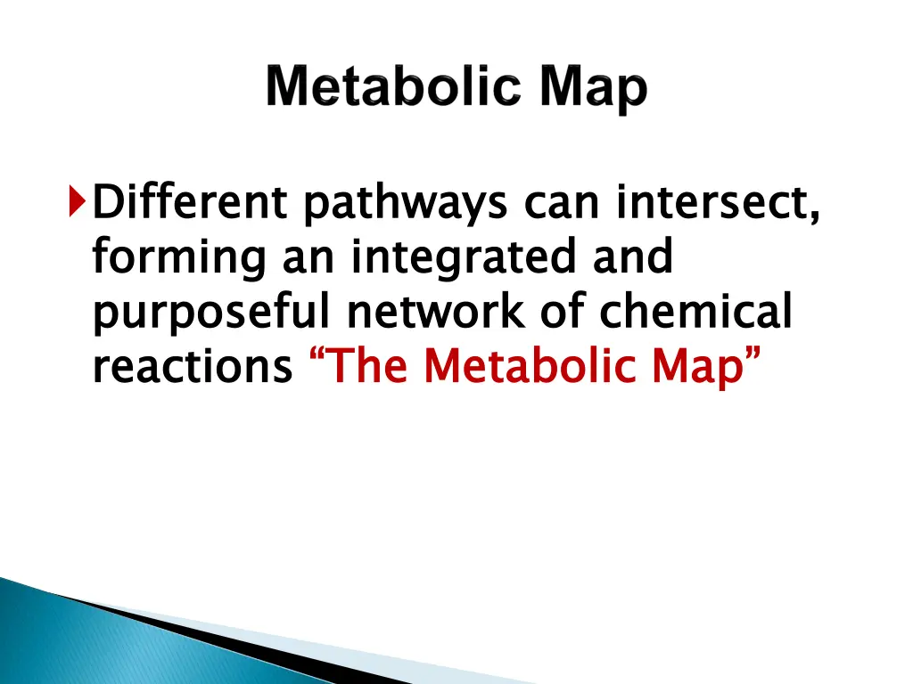 different pathways can intersect forming