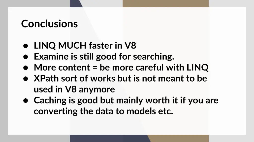 conclusions 1