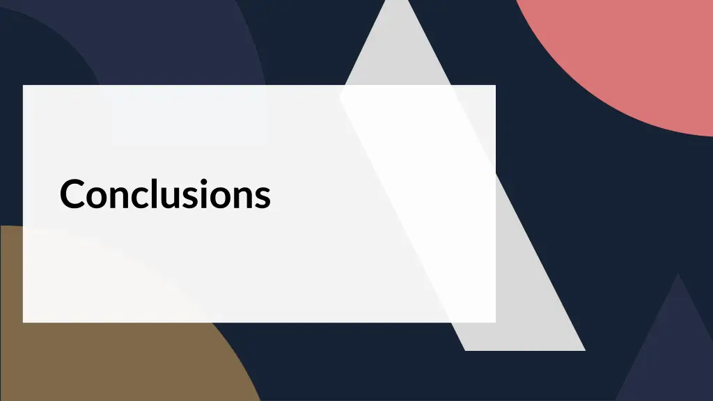 conclusions