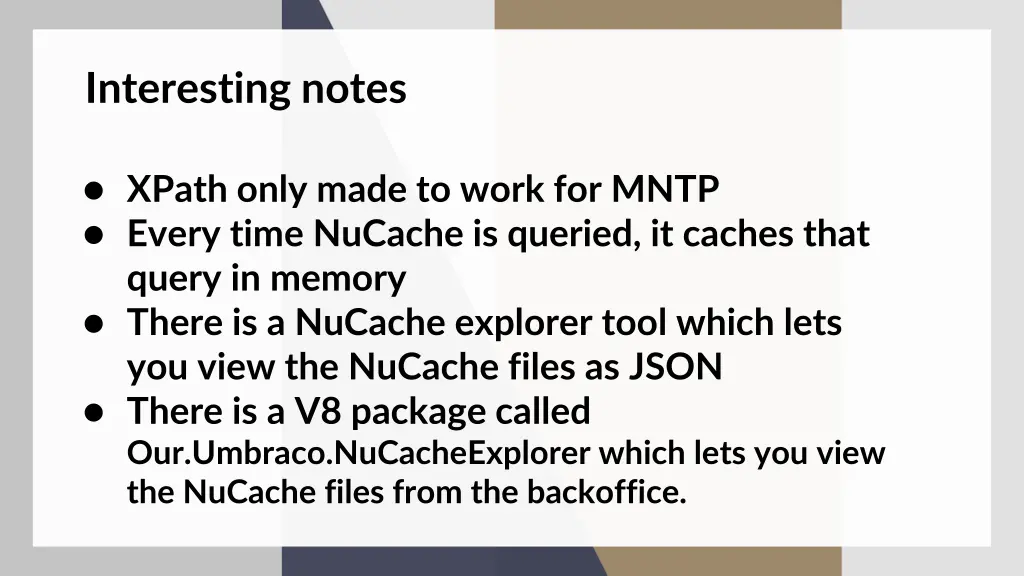 interesting notes