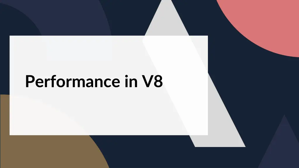performance in v8