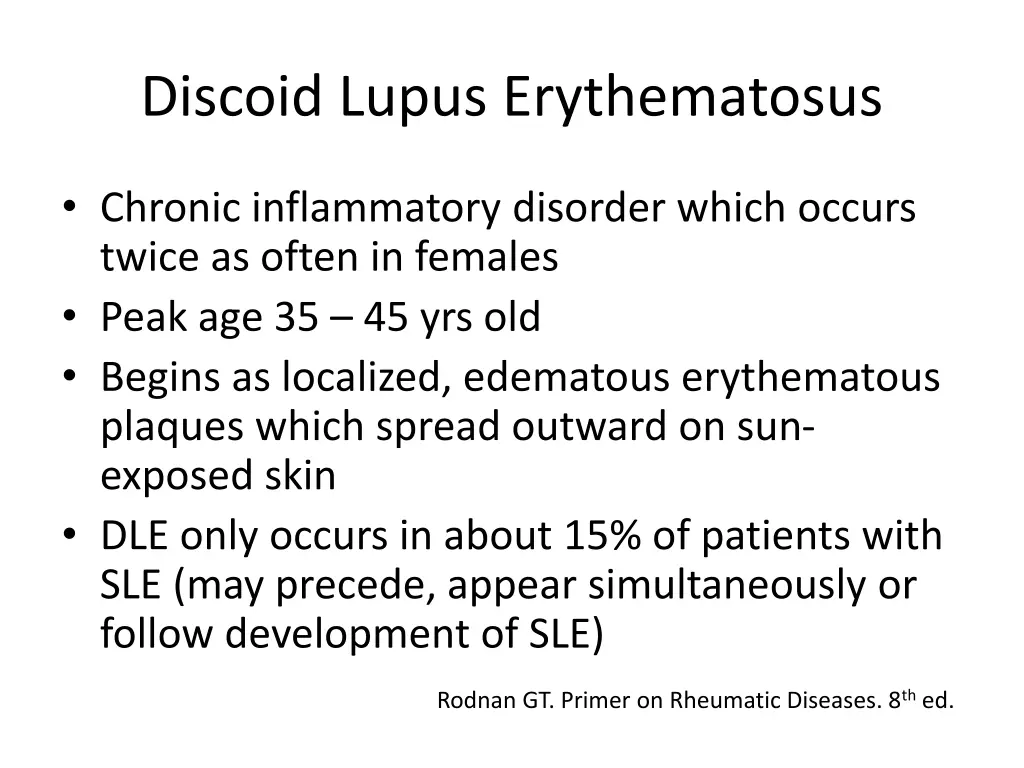 discoid lupus erythematosus