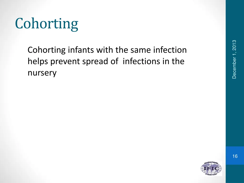 cohorting