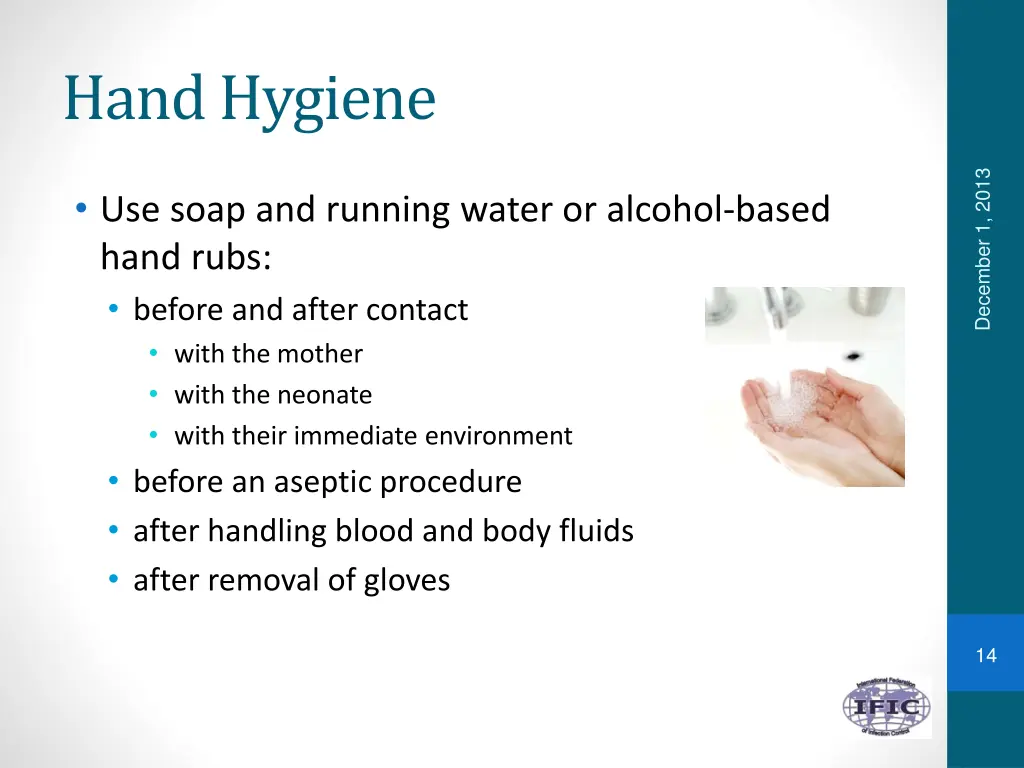 hand hygiene
