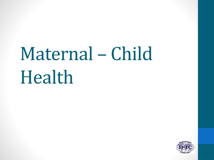 maternal child health