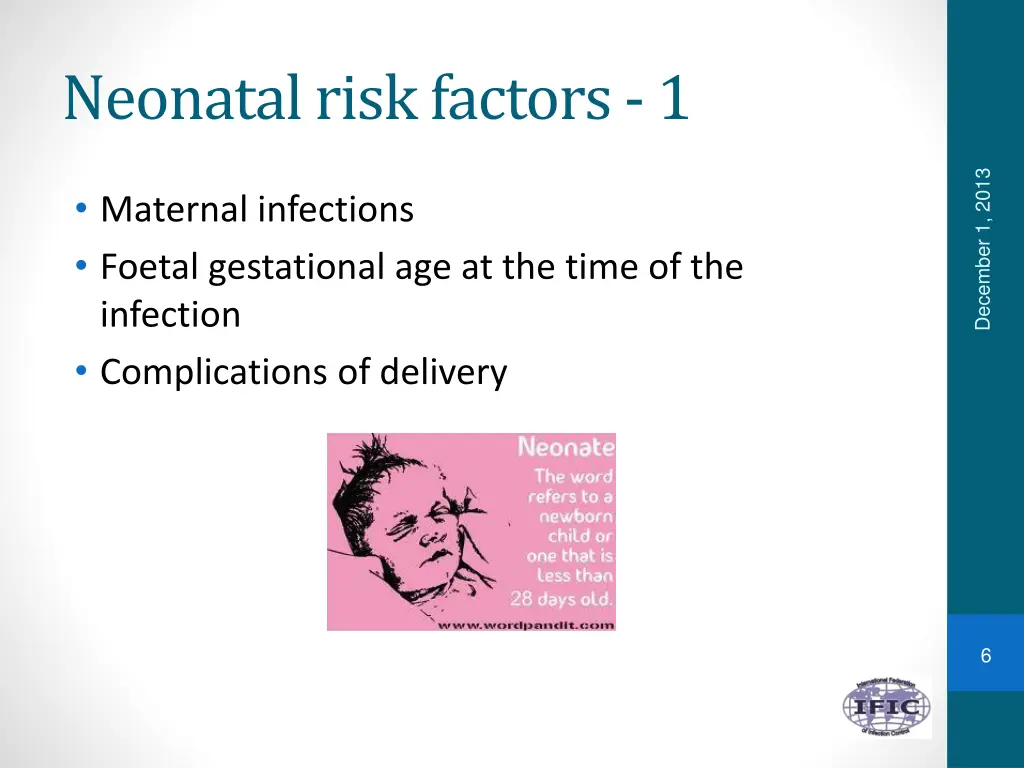neonatal risk factors 1