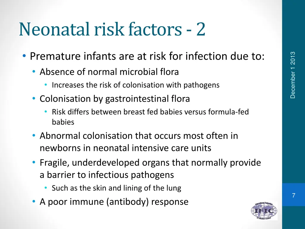 neonatal risk factors 2