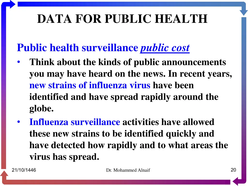 data for public health 18