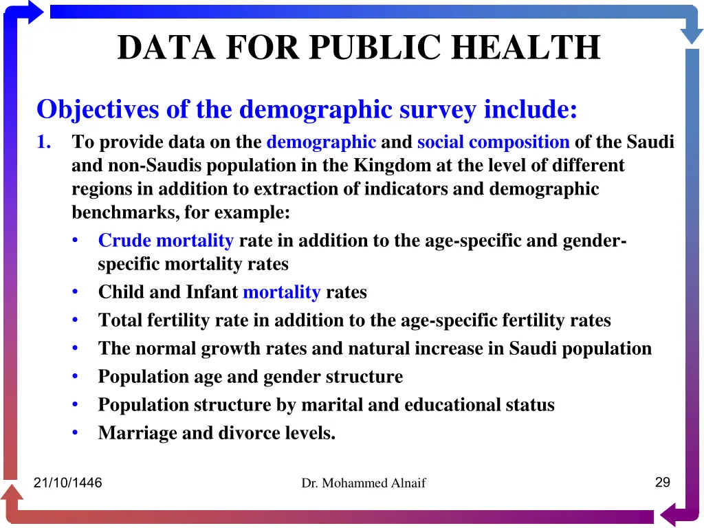 data for public health 24