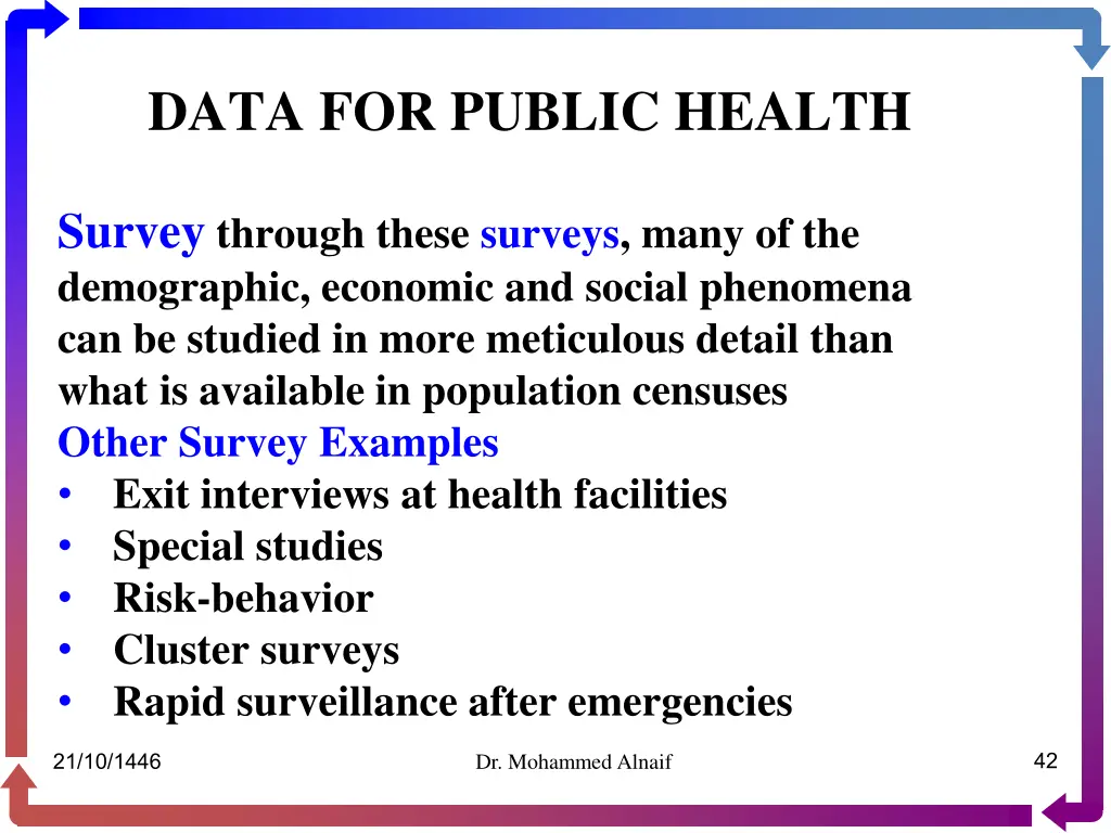 data for public health 31