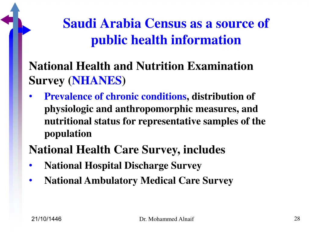 saudi arabia census as a source of public health