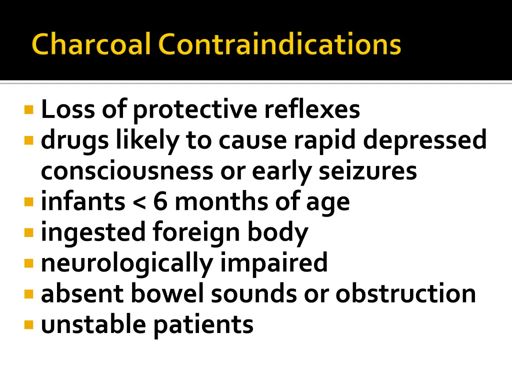 loss of protective reflexes drugs likely to cause