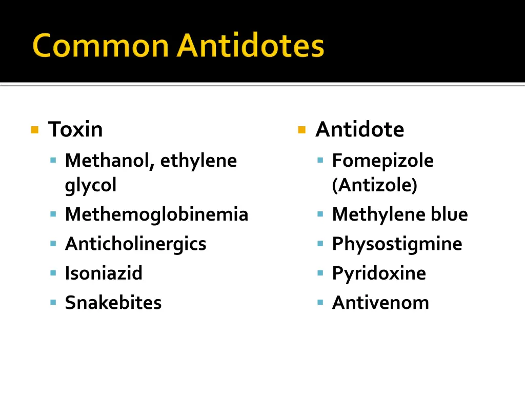 toxin methanol ethylene glycol methemoglobinemia