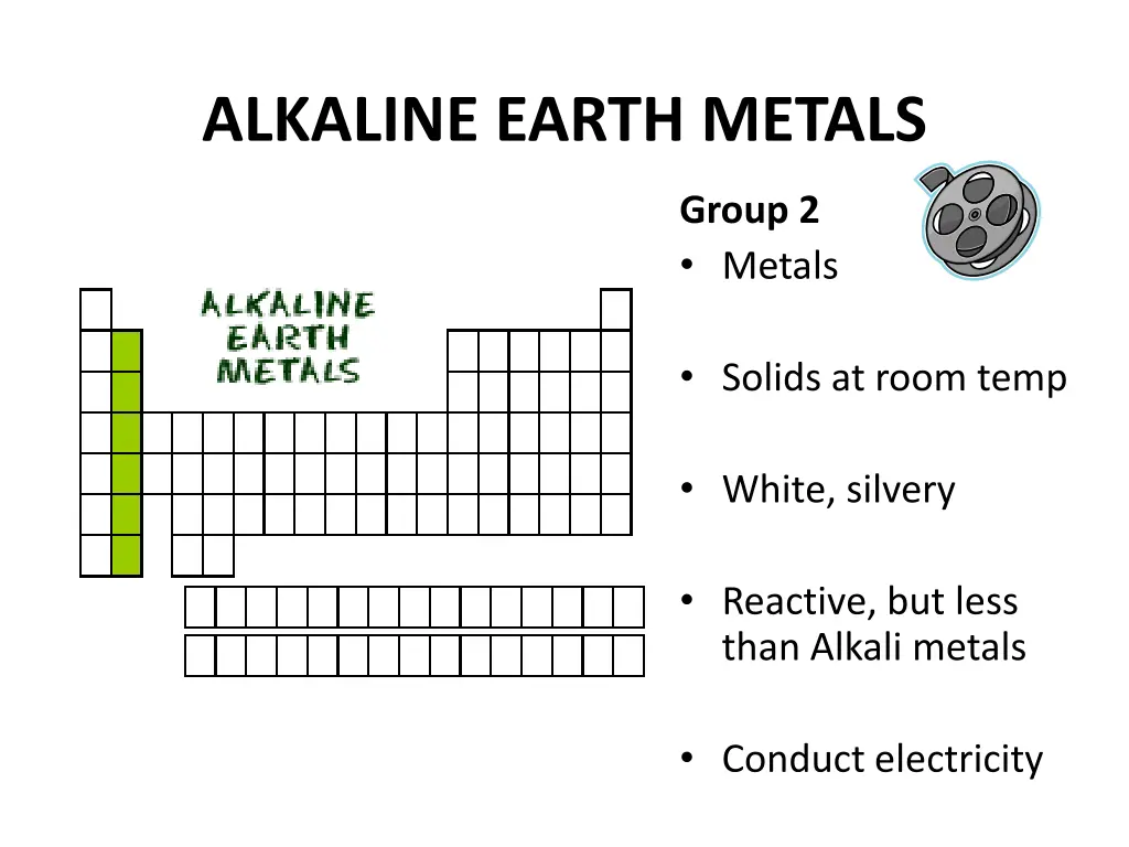 alkaline earth metals